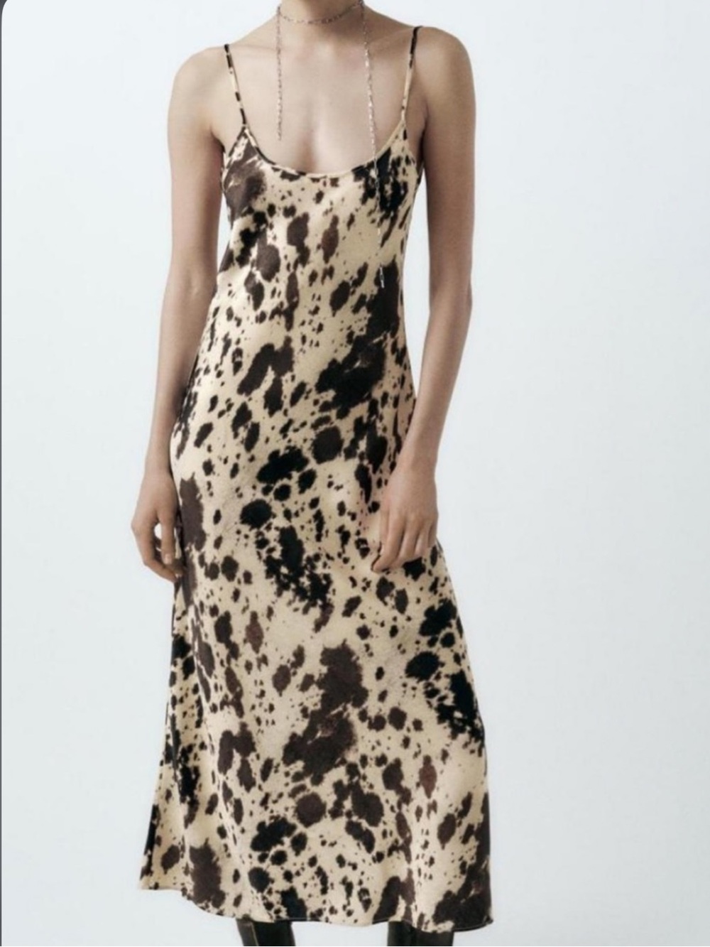 Zara Cow Print Dress